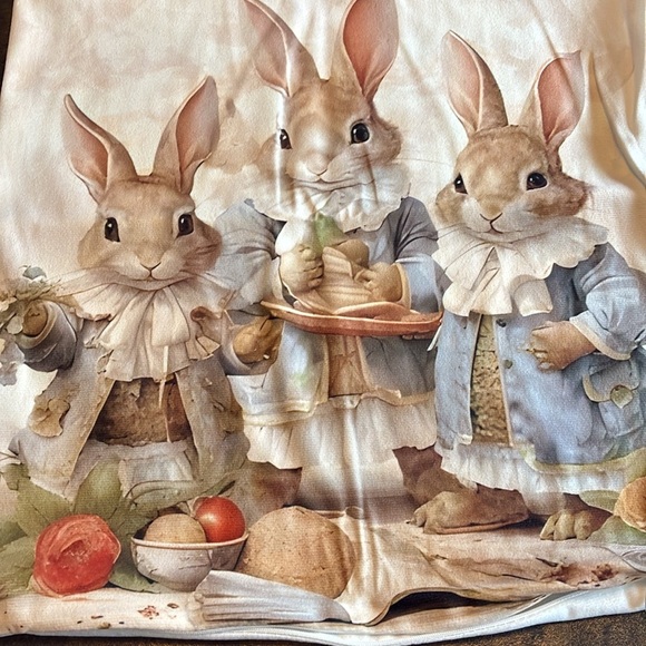 NEW Beatrix Pottet Peter Rabbit inspired nursery baby's room throw pillow cover - Picture 12 of 13